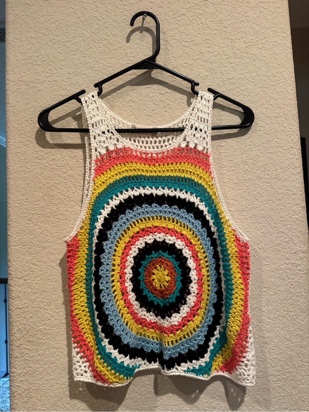 Altar'd State Multicolor Crochet Tank Top